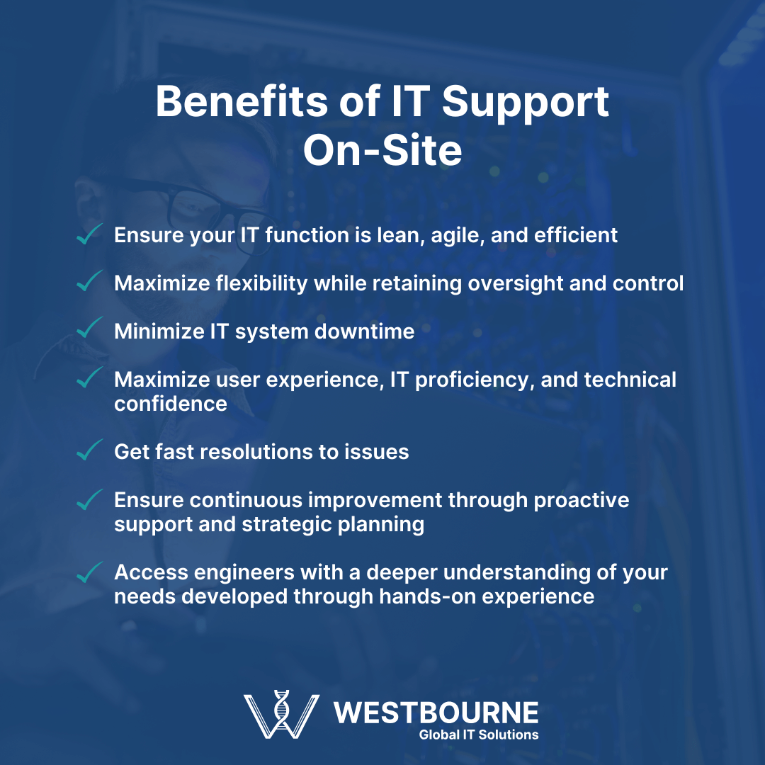 Benefits of IT Support On-Site - Westbourne Benefits of IT Support On-Site - Westbourne