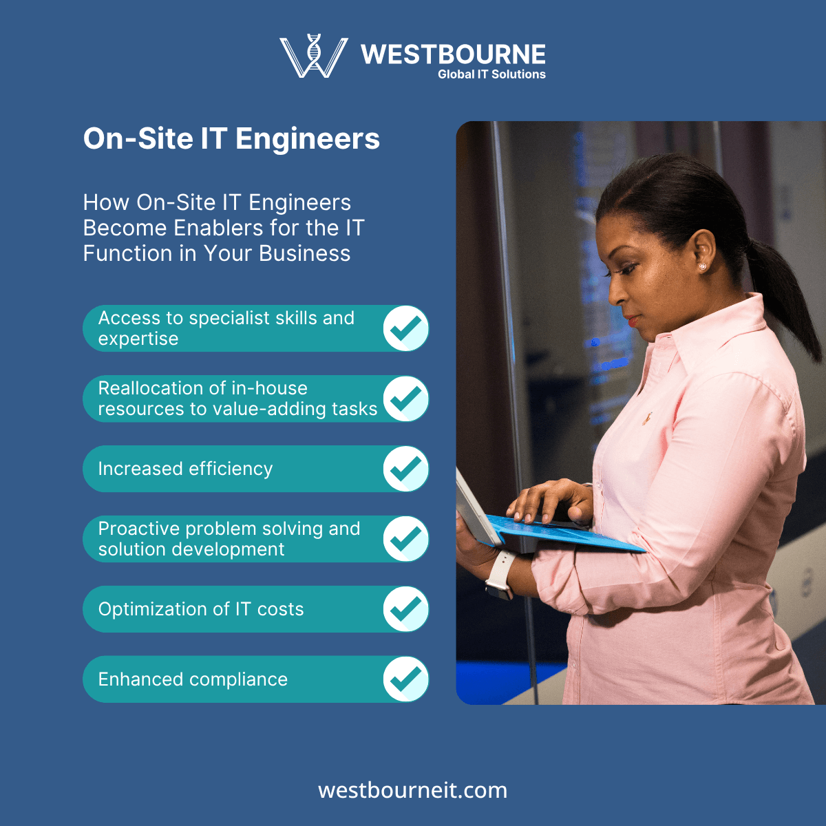How On-Site IT Engineers Become Enablers for the IT Function in Your Business - Westbourne How On-Site IT Engineers Become Enablers for the IT Function in Your Business - Westbourne