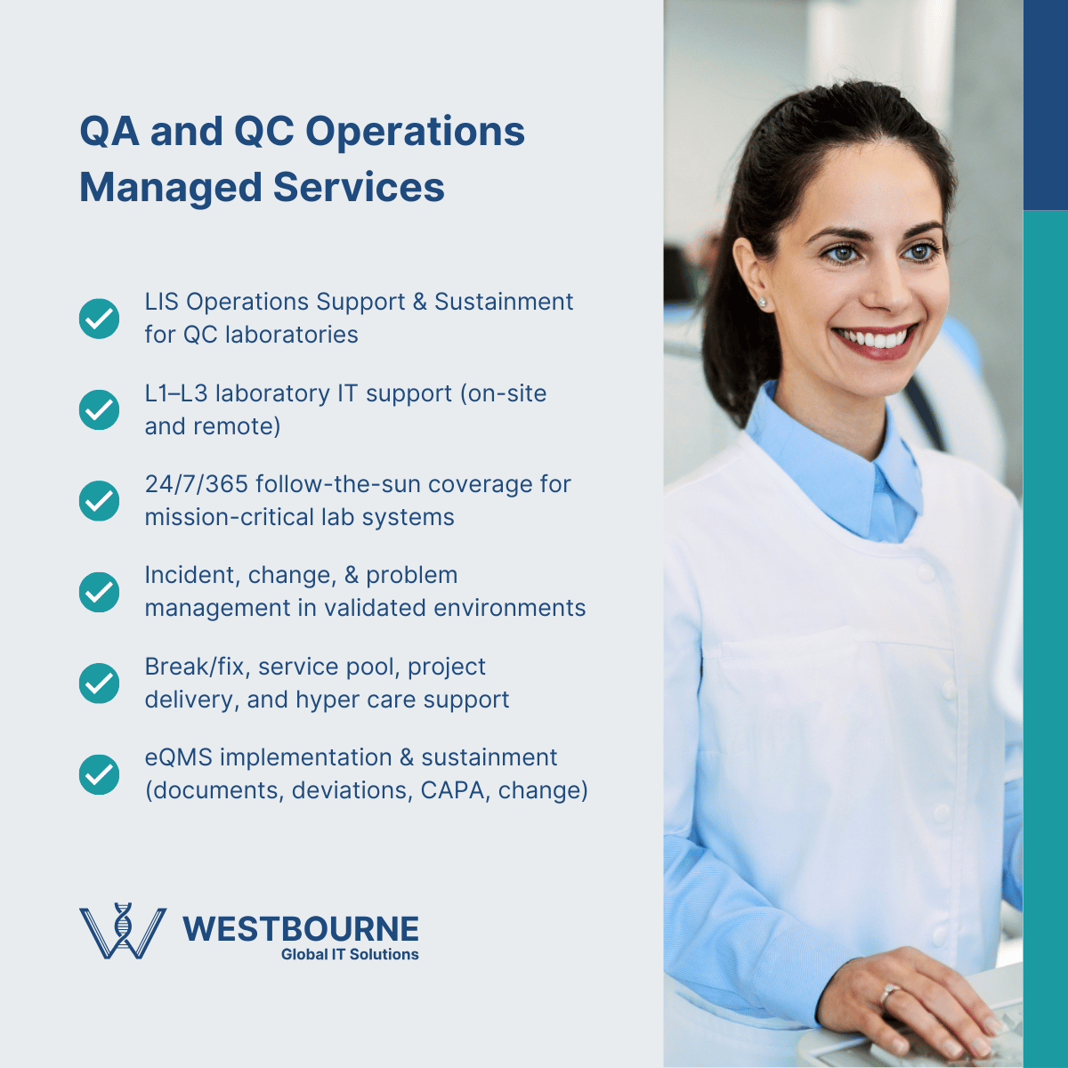 QA and QC Operations Managed Services